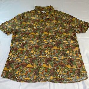 Earthbound Men's Multicolor Patterned Shirt